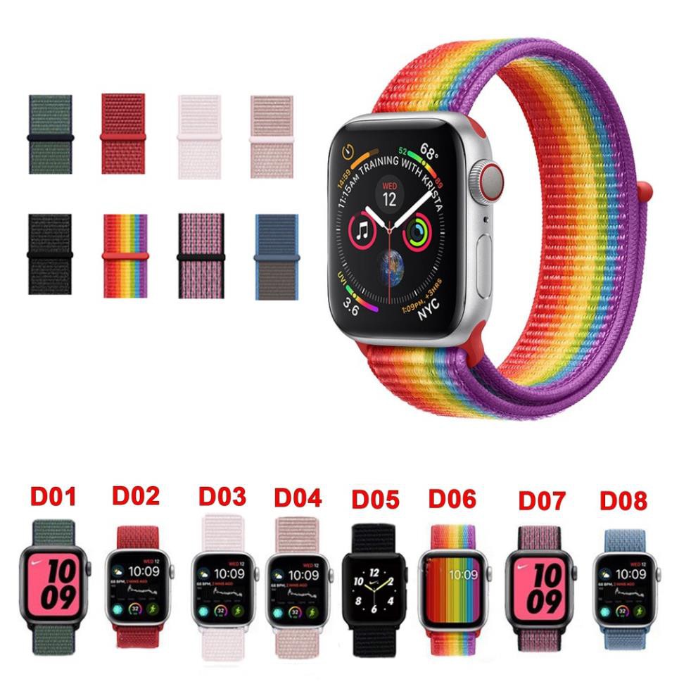 Dây apple watch lynon cao cấp D127 thoải mái đi trời mưa, dây đeo apple watch series 3, 4, 5, 6, SE, size 38-40-42-44mm