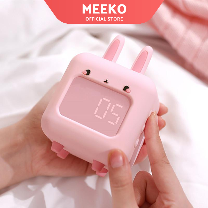 Đồng hồ báo thức kiêm đèn ngủ phát nhạc Bunnie Nhí Nhảnh MEEKO