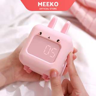 Đồng hồ báo thức thỏ kiêm đèn ngủ phát nhạc/ Đồng hồ báo thức Bunnie Nhí Nhảnh siêu cute MEEKO