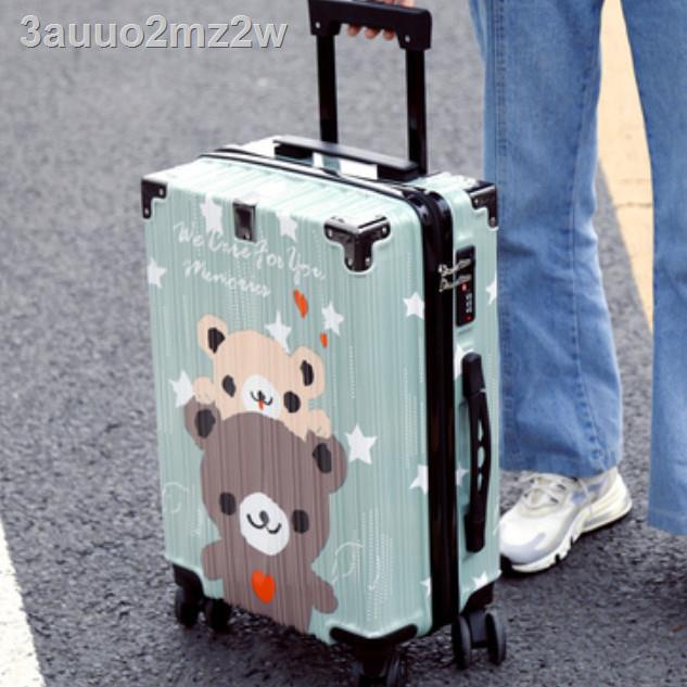 ☃Hành lý màu đỏ ròng nữ 20 inch bánh xe phổ thông sinh viên nam hộp đựng mật khẩu phim hoạt hình dây ké