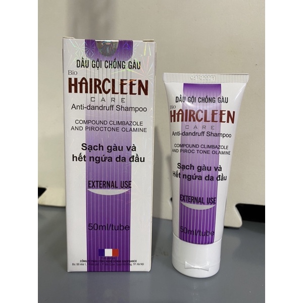 Dầu gội chống gàu HAIRCLEEN - dầu gội chống gàu Bio Haircleen Care giúp sạch gàu hết nấm ngứa phục hồi tóc xơ khô