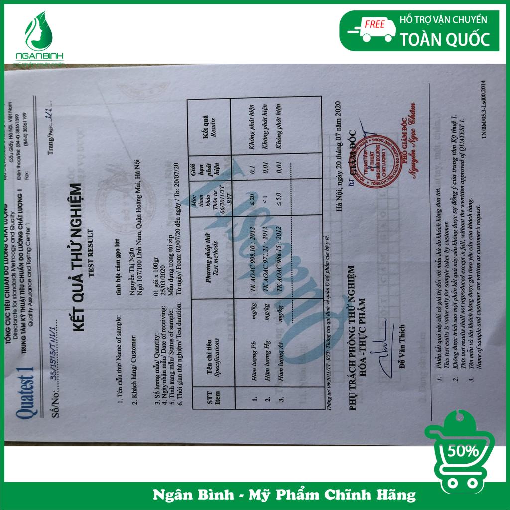 500GR Tinh bột cám gạo lứt giảm nhờn, ngừa mụn, làm trắng da, se khít lỗ chân lông | BigBuy360 - bigbuy360.vn