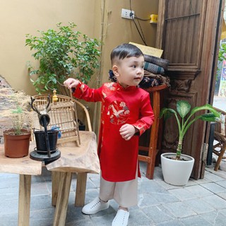 Set áo dài truyền thống cho bé trai