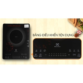 Bếp từ Electrolux ETD42SKR,Mặt bếp bằng kính Ceramic,Công suất 2100 W, tặng nồi lẩu inox