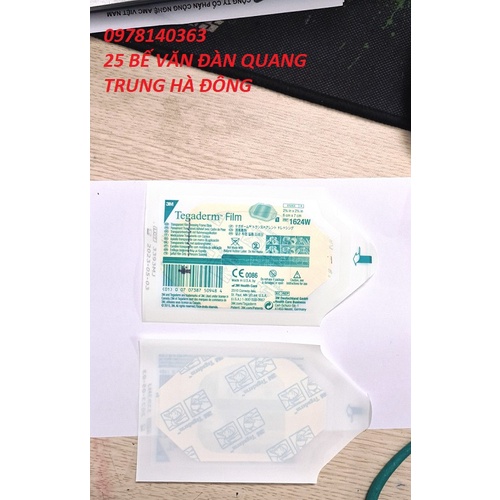 COMBO 5 miếng Băng dán 3M Tegaderm 1624W 6cmx7cm