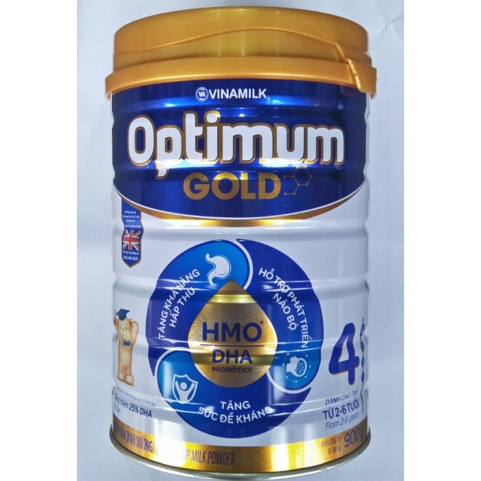 (nhập JNTSALE giảm 30k) Sữa Optimum Gold 4, Vinamilk, 2-6 Tuổi, 900g