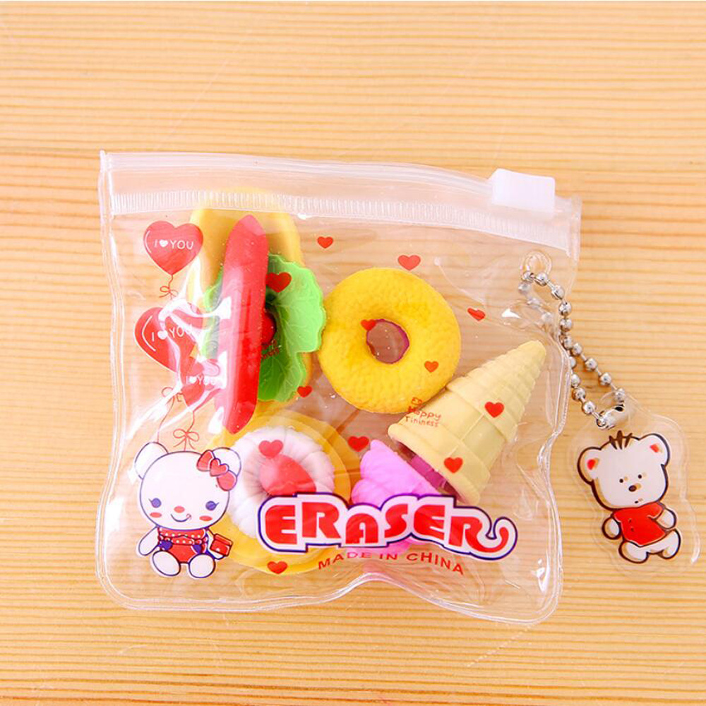 Gôm Tẩy Hình Rau Củ Quả / Động Vật Đáng Yêu Cho Học Sinh