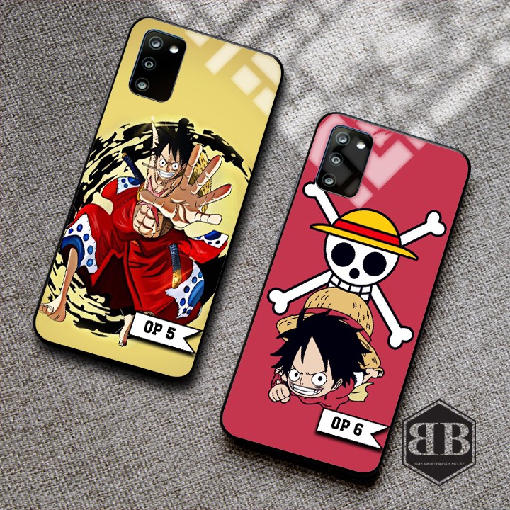 Ốp lưng kính cường lực Samsung Galaxy A02s hình one piece