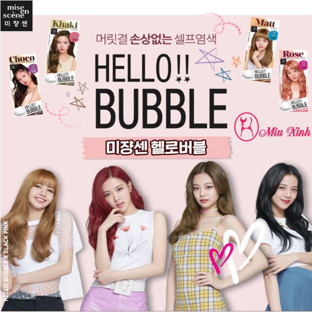 Thuộc gọi nhuộm bọt [Mise en Scene] Hello Bubble Foam Color