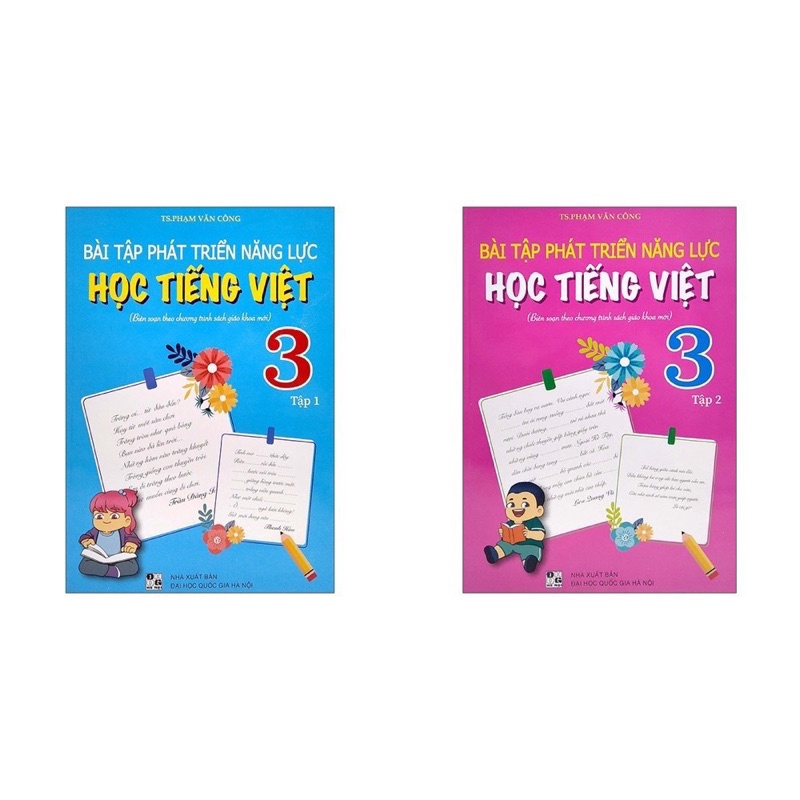 Sách - (Combo 2 tập) Bài Tập Phát Triển Năng Lực Học Tiếng Việt Lớp 3