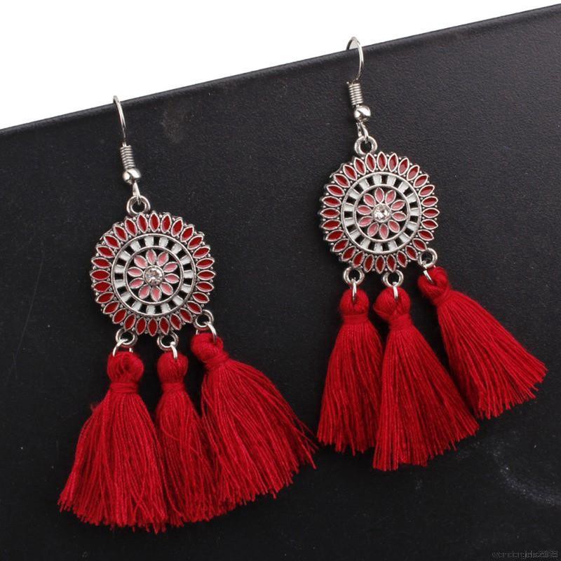 Khuyên Tai Tua Rua Phong Cách Thời Trang Bohemian