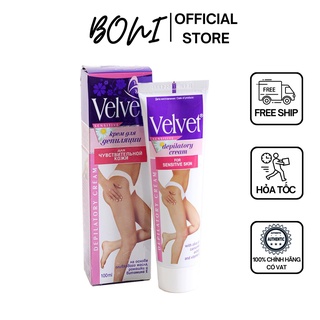 Kem tẩy lông Velvet Nga - triệt lông, tẩy sạch lông trong 5 phút - an toàn cho da
