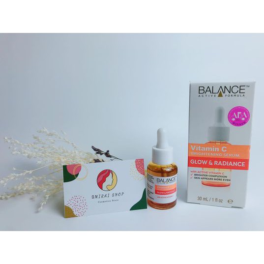 Serum Trắng Da, Mờ Thâm Balance Active Formula Vitamin C Brightening 30ml