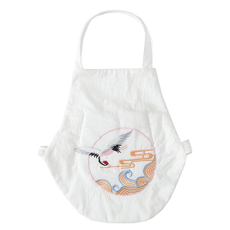 Đai Quấn Bụng Chất Liệu Cotton Dày Dặn Thêu Họa Tiết Xinh Xắn Thời Trang Thu Đông Cho Bé