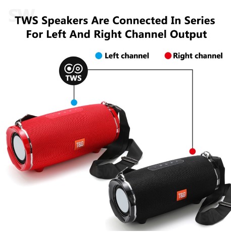 Loa bluetooth không dây tăng bass 50W TG-187 chất lượng cao