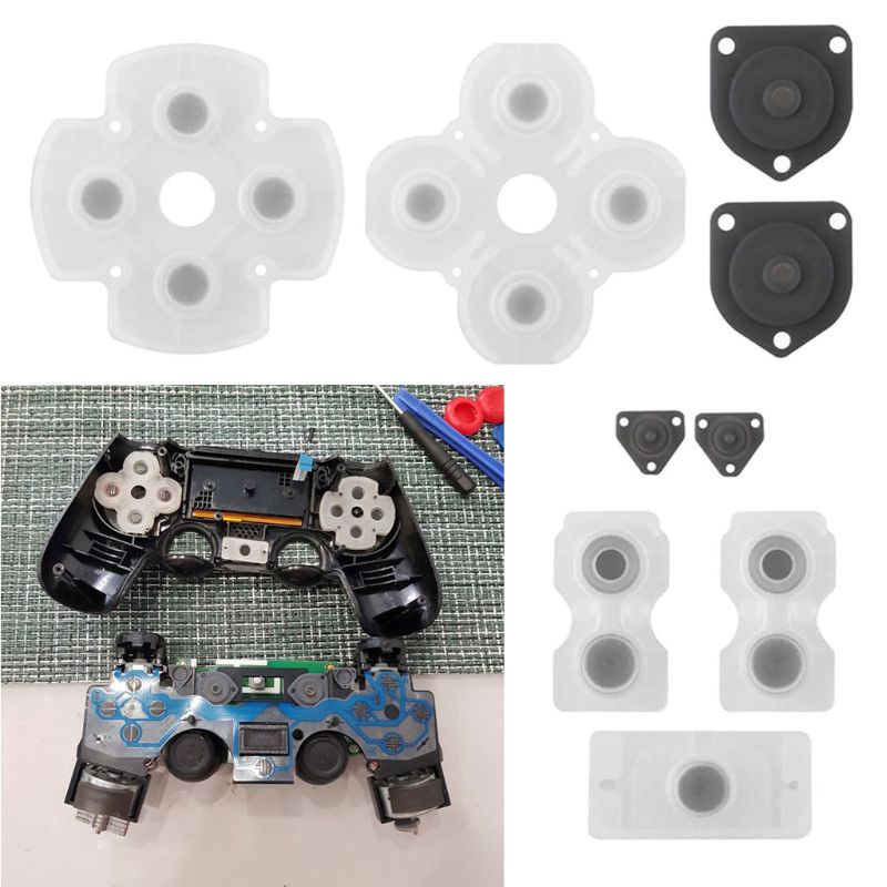 Rx Đệm Silicon Cao Su Cho Tay Cầm Chơi Game Playstation 4 Ps4 D Ualshock 4 Jds-001 / Jds-011 D