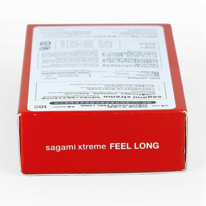 [ GIÁ SỈ ] - Bao Cao Su Gân Gai, Siêu Mỏng, kéo dài thời gian SAGAMI Xtreme Feel Long - hộp 10 cái