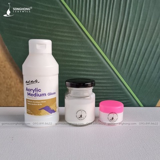 Phủ bóng đất sét gốm tự khô chuyên dụng mont marte | chống nước, chống bám bụi | 30gr/ 80gr/ 75ml/ 135ml/ full 250ml