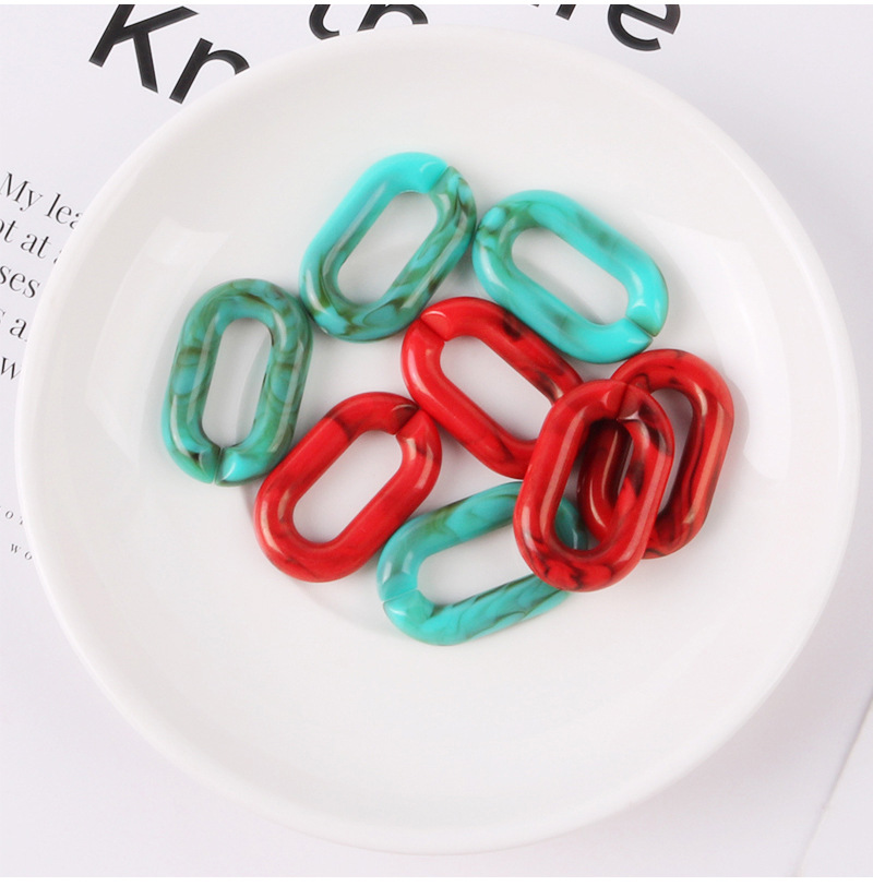 Set 10 Mặt Dây Chuyền Acrylic Có Thể Tháo Rời