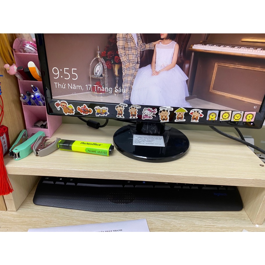 Kệ màn hình máy tính 1 tầng 50cm