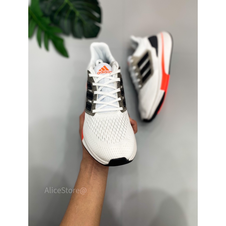 GIÀY RUNNING EQ21 TRẮNG CAM