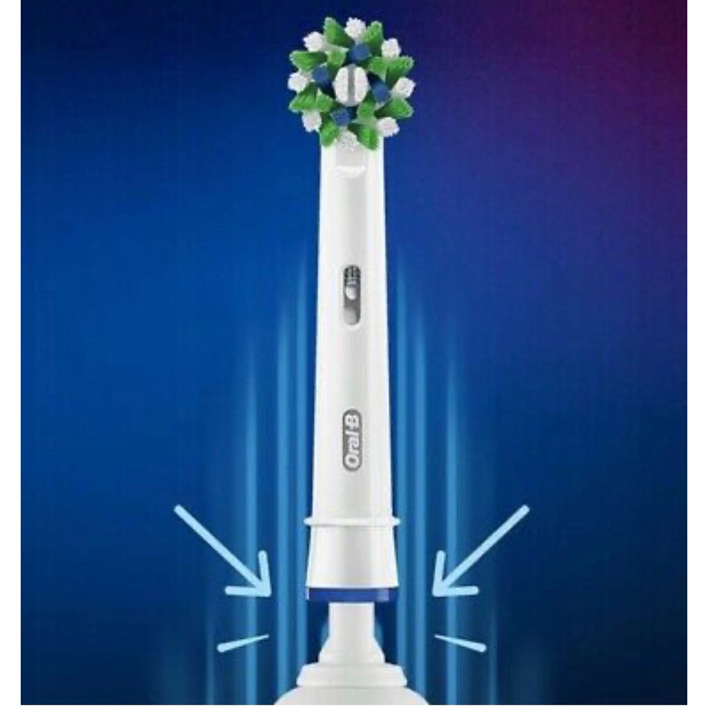 Set 2 đầu bàn chải điện Oral-B CrossAction Pháp - Bill mua tại Pháp