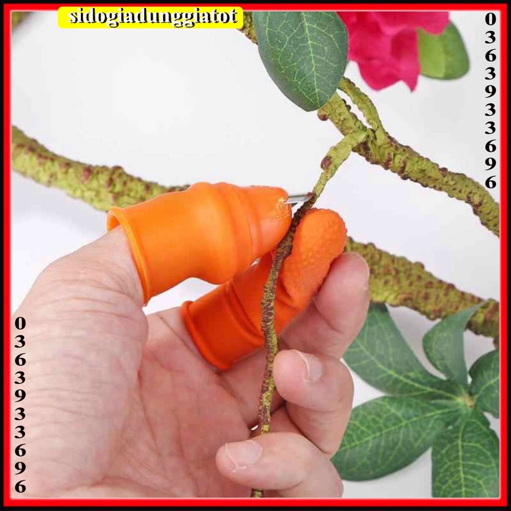 Ngón cái bấm cắt rau củ - nạo gọt tiện lợi chống bẩn móng tay - SĐGDGT