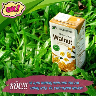 Sữa Óc chó hạnh nhân Sữa walnut HSD 22/07/2019