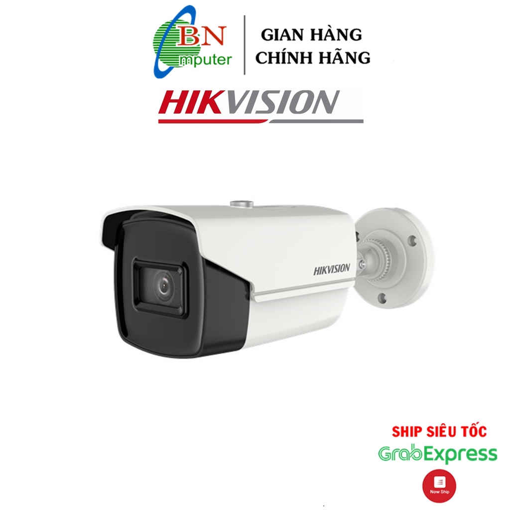 Camera Hikvision 16H0T-IT3F dạng thân 5.0MP vỏ sắt cho hình ảnh rõ nét