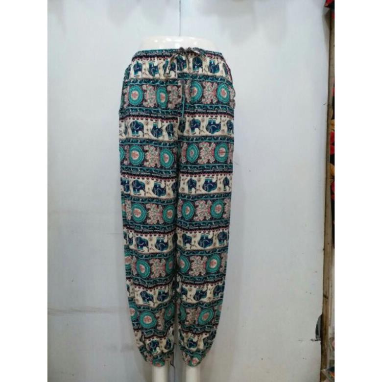 Quần lanh Thổ Cẩm, Voi Thái, dáng dài, bo gấu. hàng đẹp | BigBuy360 - bigbuy360.vn