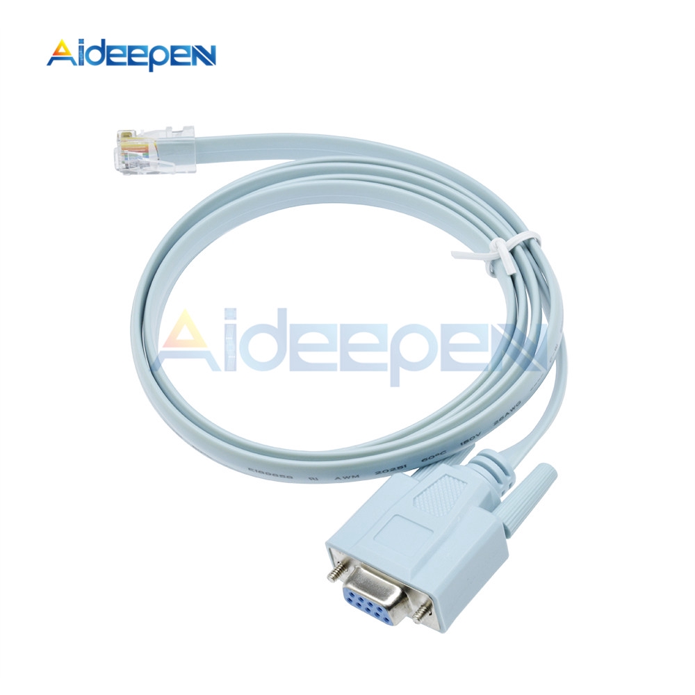 Cáp tiếp hợp mạng lỗ cắm 1.5M RJ45 sang RS232 DB9 cho cổng nối tiếp COM của bảng điều khiển Cisco | BigBuy360 - bigbuy360.vn