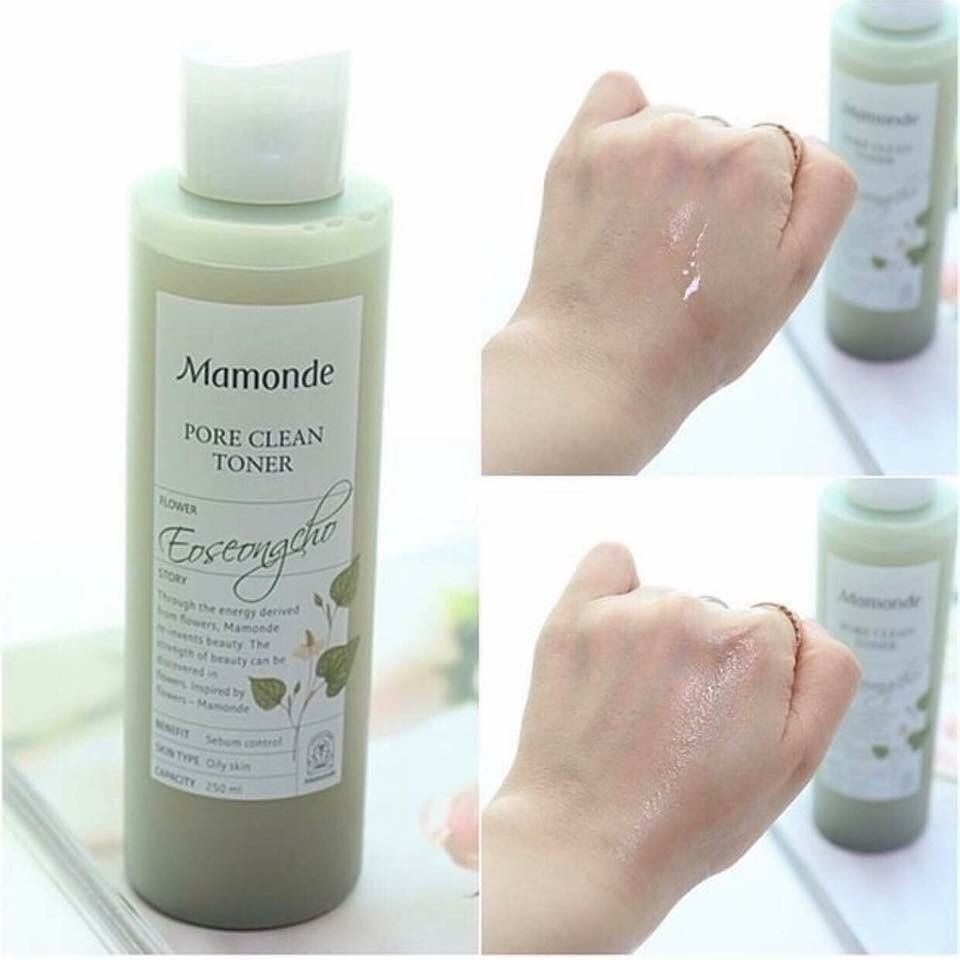 Nước Hoa Hồng Mamonde Toner 250ml (Đủ Mẫu)