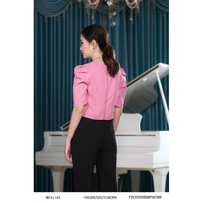 Quần đen đính phụ kiện Elise sz Xl