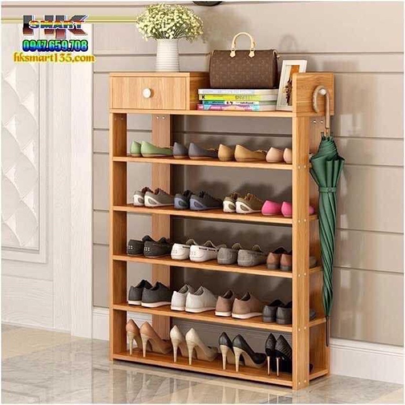 Tủ giày dép, Kệ để giày dép, kệ giày gỗ 5 tầng, tủ giày gỗ 5 tầng sang trọng