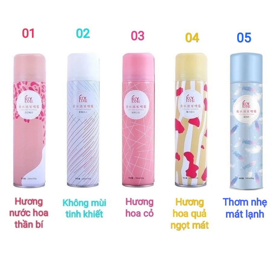 Dầu Gội Khô ISSY 150ml