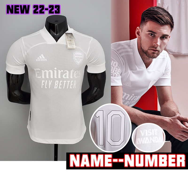 Áo Bóng Đá Màu Trắng Arsenal Số 21-22