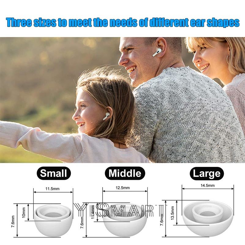 Nút Bọc Đầu Tai Nghe Bằng Silicone Cách Âm Cho Airpods Pro