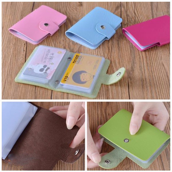 Ví đựng thẻ cầm tay 12 ngăn tiện dụng bảo vệ thẻ căn cước, thẻ tín dụng, thẻ ATM, bằng lái xe