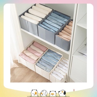 Hộp đựng Oxford quần áo chia ngăn/ Khay túi vải đựng đồ phân ngăn tiện dụng sắp xếp gọn gàng tủ đồ