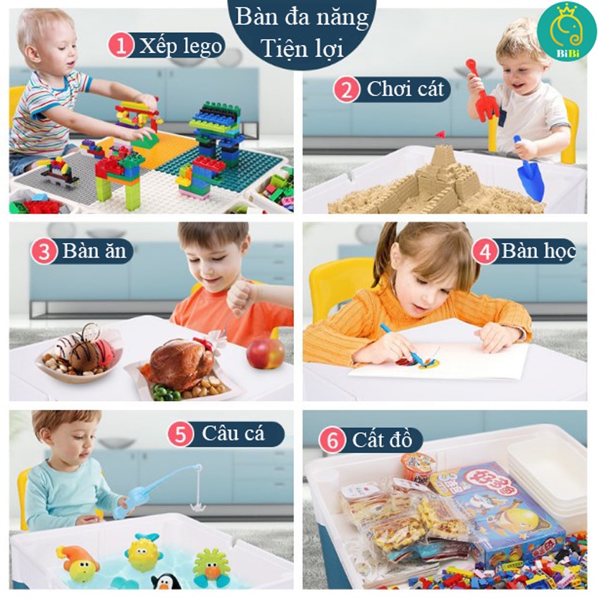 Đồ Chơi Bàn xếp hình lắp ráp lego LOẠI BÀN TO⚡XẢ HÀNG-FREESHIP⚡Bộ bàn lego xếp hình lego, 182 chi tiết nhựa abs cao cấp