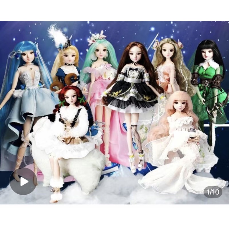 Sale Búp bê Dream fairy 12 chòm sao 30cm