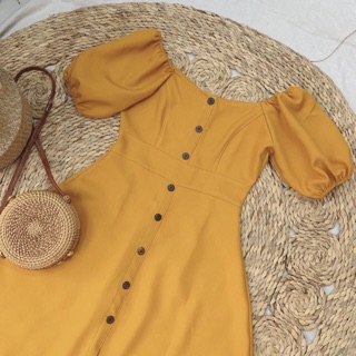 ĐẦM MAXI BẸT VAI VÀNG (MỚI VỀ)