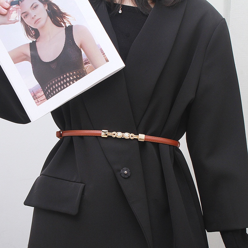 Thắt Lưng Đính Ngọc Trai Thời Trang Dành Cho Nữ