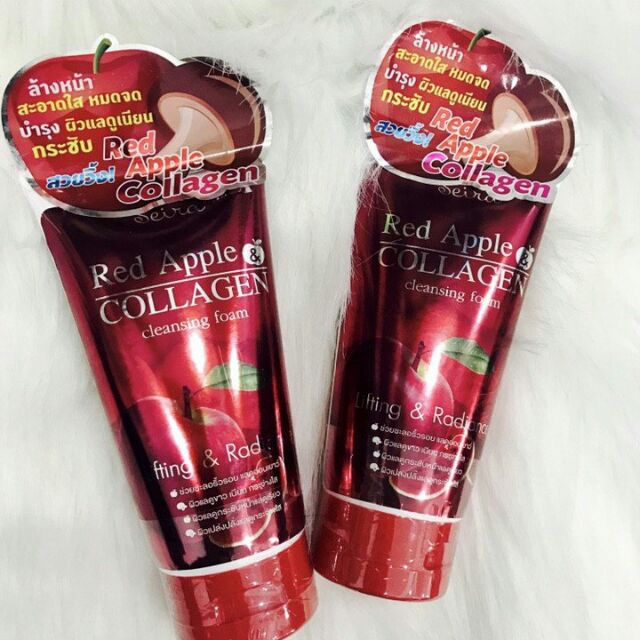 Sữa rửa mặt Red Apple & Collagen Thái Lan