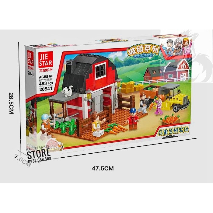 Lego Jie Star 20541 Lắp Ráp Nông Trại Của Mary - MaryLand Farm