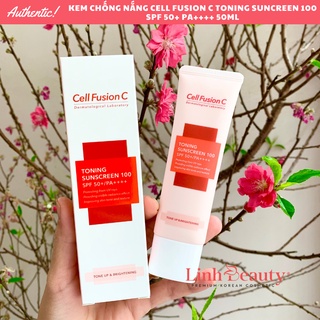[CHÍNH HÃNG] Kem chống nắng Cell FusionC Toning Suncreen SPF50/PA++++ 50ml