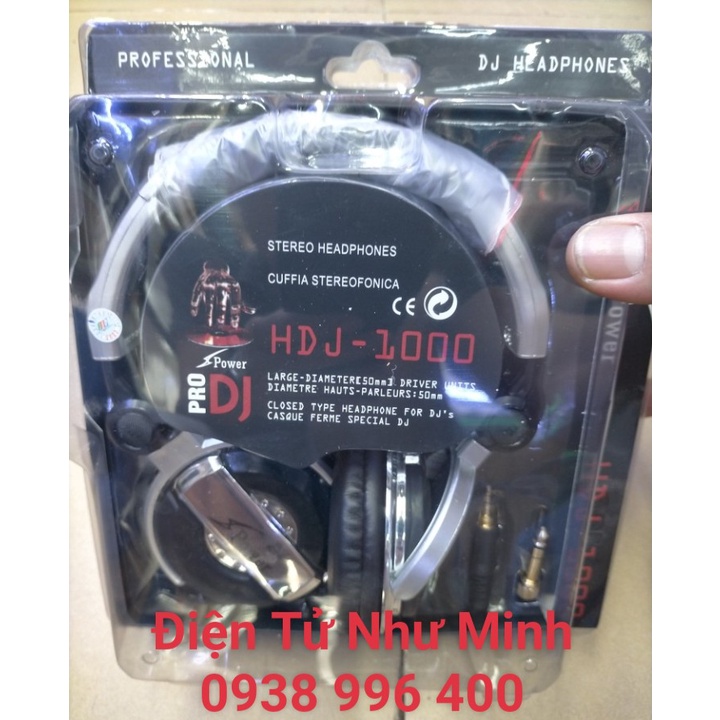 Tai Nghe Chụp Tai Pioneer Hdj-1000 Chính Hãng Cao Cấp