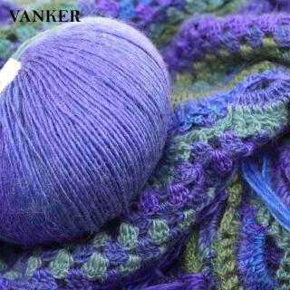 Cuộn Len Đan 50g Màu Cầu Vồng