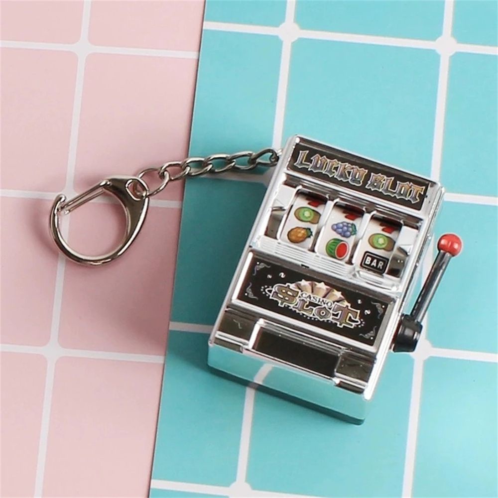 Móc khóa nhựa mini hình trái cây vui nhộn giảm căng thẳng