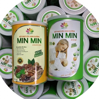 3 hộp ngũ cốc MinMin (tặng 1 cốc sứ hoặc 1 lon sữa ông thọ)